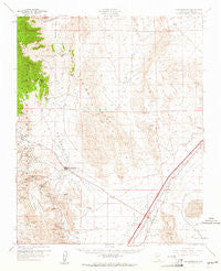 Goodsprings Nevada Historical topographic map, 1:62500 scale, 15 X 15 Minute, Year 1960