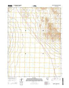 Goshute Lake North Nevada Current topographic map, 1:24000 scale, 7.5 X 7.5 Minute, Year 2014