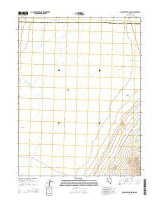 Goshute Lake South Nevada Current topographic map, 1:24000 scale, 7.5 X 7.5 Minute, Year 2014