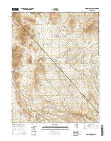 Granny Goose Well Nevada Current topographic map, 1:24000 scale, 7.5 X 7.5 Minute, Year 2014