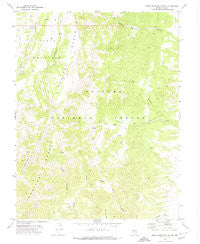 Green Monster Canyon Nevada Historical topographic map, 1:24000 scale, 7.5 X 7.5 Minute, Year 1971