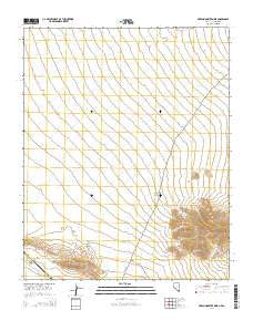Green Monster Mine Nevada Current topographic map, 1:24000 scale, 7.5 X 7.5 Minute, Year 2014