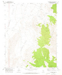 Gregerson Basin Nevada Historical topographic map, 1:24000 scale, 7.5 X 7.5 Minute, Year 1969