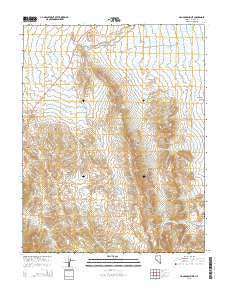 Hancock Summit Nevada Current topographic map, 1:24000 scale, 7.5 X 7.5 Minute, Year 2015