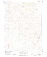 Hanks Creek SW Nevada Historical topographic map, 1:24000 scale, 7.5 X 7.5 Minute, Year 1967