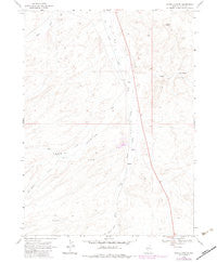 Harris Canyon Nevada Historical topographic map, 1:24000 scale, 7.5 X 7.5 Minute, Year 1968