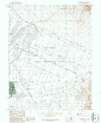 Hawthorne East Nevada Historical topographic map, 1:24000 scale, 7.5 X 7.5 Minute, Year 1987