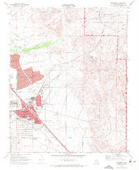 Henderson Nevada Historical topographic map, 1:24000 scale, 7.5 X 7.5 Minute, Year 1970