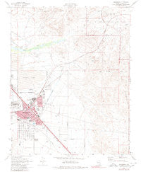 Henderson Nevada Historical topographic map, 1:24000 scale, 7.5 X 7.5 Minute, Year 1970