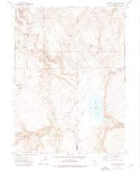 High Rock Lake Nevada Historical topographic map, 1:24000 scale, 7.5 X 7.5 Minute, Year 1972
