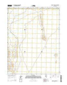 High Bald Peaks SE Nevada Current topographic map, 1:24000 scale, 7.5 X 7.5 Minute, Year 2014