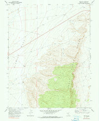 Hiko SE Nevada Historical topographic map, 1:24000 scale, 7.5 X 7.5 Minute, Year 1970