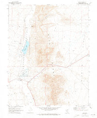 Hiko Nevada Historical topographic map, 1:24000 scale, 7.5 X 7.5 Minute, Year 1970