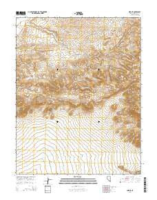 Hiko NE Nevada Current topographic map, 1:24000 scale, 7.5 X 7.5 Minute, Year 2014