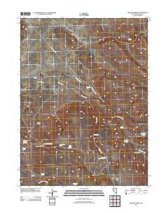 Hillside Spring Nevada Historical topographic map, 1:24000 scale, 7.5 X 7.5 Minute, Year 2011