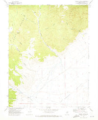 Hobble Canyon Nevada Historical topographic map, 1:24000 scale, 7.5 X 7.5 Minute, Year 1968