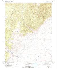 Hobble Canyon Nevada Historical topographic map, 1:24000 scale, 7.5 X 7.5 Minute, Year 1968