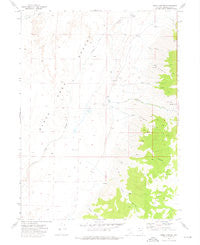 Hobo Canyon Nevada Historical topographic map, 1:24000 scale, 7.5 X 7.5 Minute, Year 1972