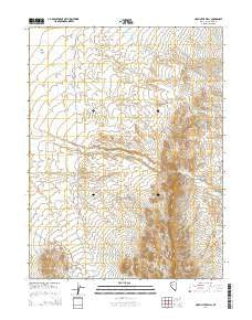 Hole In The Wall Nevada Current topographic map, 1:24000 scale, 7.5 X 7.5 Minute, Year 2014