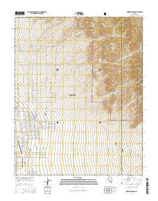 Horse Springs Nevada Current topographic map, 1:24000 scale, 7.5 X 7.5 Minute, Year 2014
