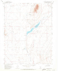 Hot Creek Butte Nevada Historical topographic map, 1:24000 scale, 7.5 X 7.5 Minute, Year 1969