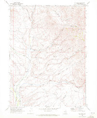 Hot Creek Nevada Historical topographic map, 1:24000 scale, 7.5 X 7.5 Minute, Year 1968