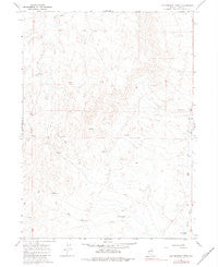 Hot Springs Creek Nevada Historical topographic map, 1:24000 scale, 7.5 X 7.5 Minute, Year 1967