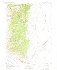 Independence Valley SE Nevada Historical topographic map, 1:24000 scale, 7.5 X 7.5 Minute, Year 1968