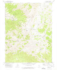 Jefferson Nevada Historical topographic map, 1:24000 scale, 7.5 X 7.5 Minute, Year 1971