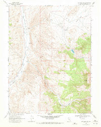 Joe Eason Mtn Nevada Historical topographic map, 1:24000 scale, 7.5 X 7.5 Minute, Year 1969