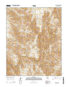 Jumbo Peak Nevada Current topographic map, 1:24000 scale, 7.5 X 7.5 Minute, Year 2014