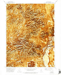 Jungo Nevada Historical topographic map, 1:24000 scale, 7.5 X 7.5 Minute, Year 1971
