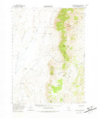 King Lear Peak Nevada Historical topographic map, 1:62500 scale, 15 X 15 Minute, Year 1966