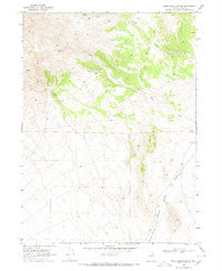 Knoll Mountain SE Nevada Historical topographic map, 1:24000 scale, 7.5 X 7.5 Minute, Year 1968