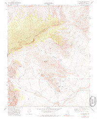 La Madre Mtn Nevada Historical topographic map, 1:24000 scale, 7.5 X 7.5 Minute, Year 1972