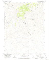 La Plata Canyon Nevada Historical topographic map, 1:24000 scale, 7.5 X 7.5 Minute, Year 1972