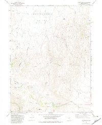 Lake Mountain Nevada Historical topographic map, 1:24000 scale, 7.5 X 7.5 Minute, Year 1972