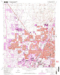 Las Vegas NW Nevada Historical topographic map, 1:24000 scale, 7.5 X 7.5 Minute, Year 1967