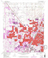 Las Vegas NW Nevada Historical topographic map, 1:24000 scale, 7.5 X 7.5 Minute, Year 1967