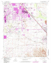 Las Vegas SE Nevada Historical topographic map, 1:24000 scale, 7.5 X 7.5 Minute, Year 1967