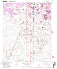 Las Vegas SW Nevada Historical topographic map, 1:24000 scale, 7.5 X 7.5 Minute, Year 1967