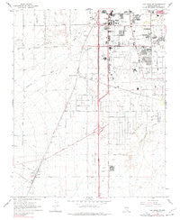 Las Vegas SW Nevada Historical topographic map, 1:24000 scale, 7.5 X 7.5 Minute, Year 1967