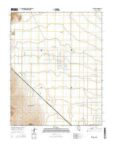 Leeland Nevada Current topographic map, 1:24000 scale, 7.5 X 7.5 Minute, Year 2014