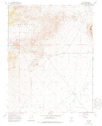 Lida Nevada Historical topographic map, 1:24000 scale, 7.5 X 7.5 Minute, Year 1968