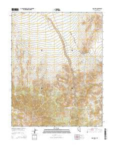 Lida Wash Nevada Current topographic map, 1:24000 scale, 7.5 X 7.5 Minute, Year 2014