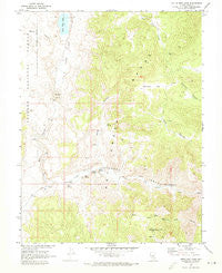 Little Fish Lake Nevada Historical topographic map, 1:24000 scale, 7.5 X 7.5 Minute, Year 1968