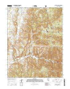 Little Fish Lake Nevada Current topographic map, 1:24000 scale, 7.5 X 7.5 Minute, Year 2014