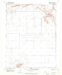 Lone Rock Nevada Historical topographic map, 1:24000 scale, 7.5 X 7.5 Minute, Year 1969