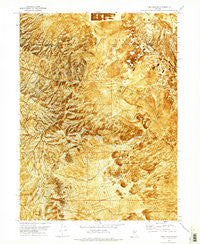 Long Canyon Nevada Historical topographic map, 1:24000 scale, 7.5 X 7.5 Minute, Year 1971