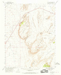 Lunar Crater Nevada Historical topographic map, 1:62500 scale, 15 X 15 Minute, Year 1967